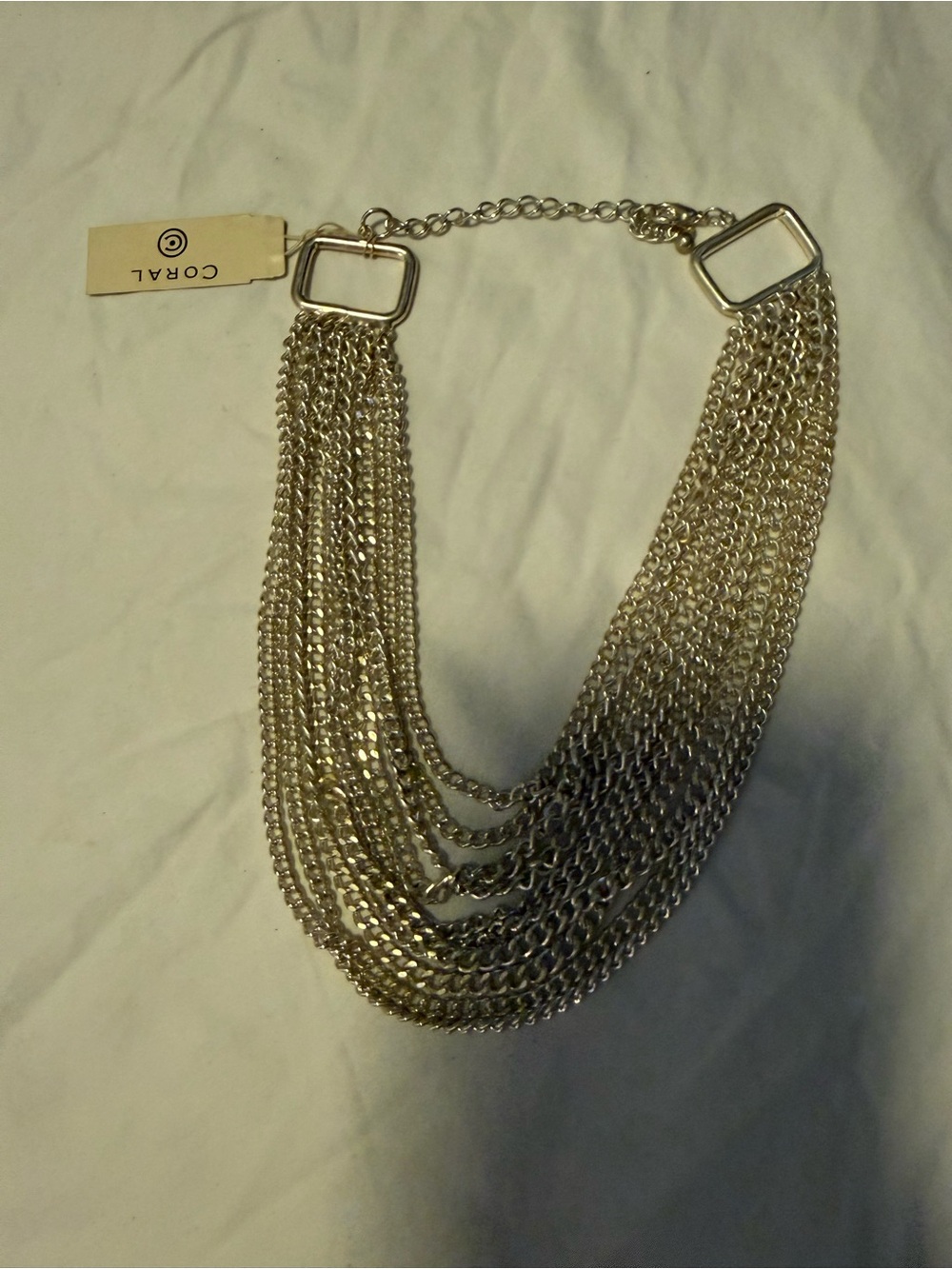 Corral Multi-Strand Silver Statement Necklace